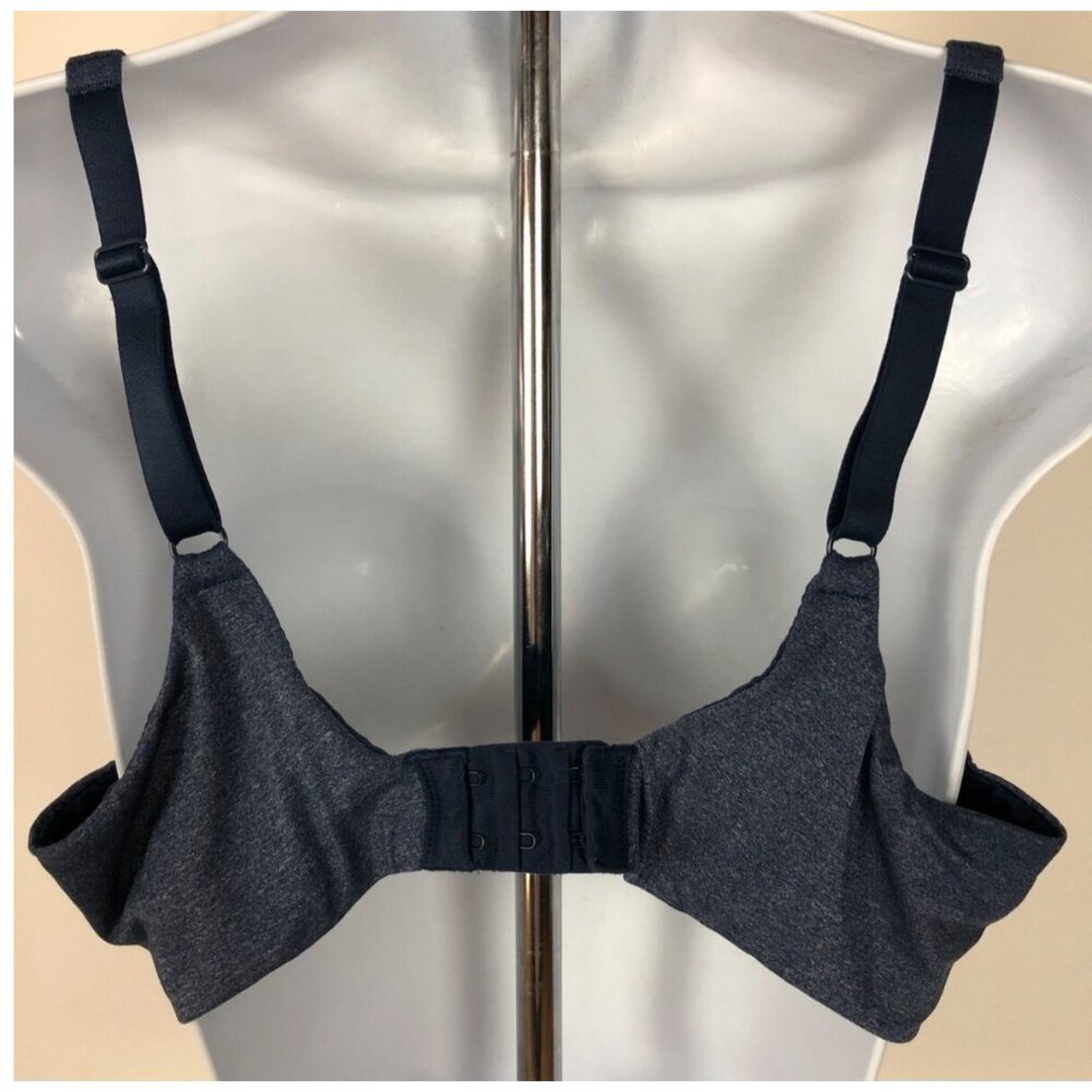 Ambrielle Bra Size 38D Dark Blue Lightly Padded Underwire Back Close Full Covera - Picture 4 of 10